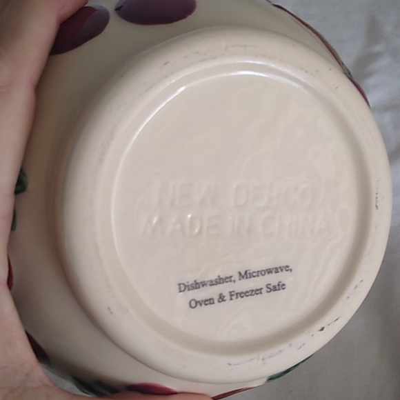 New Debco Pottery "Cherries" cherry Pitcher - Picture 6 of 7